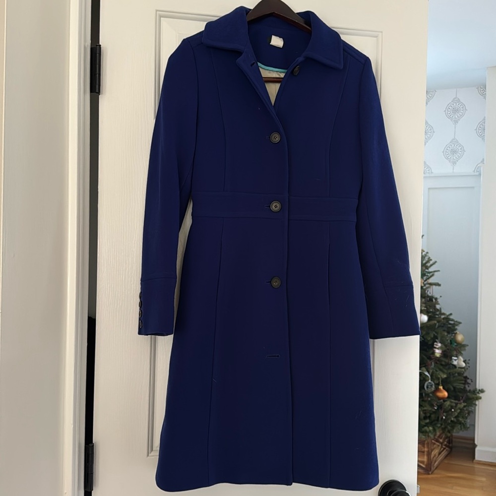J Crew Wool Midi Coat